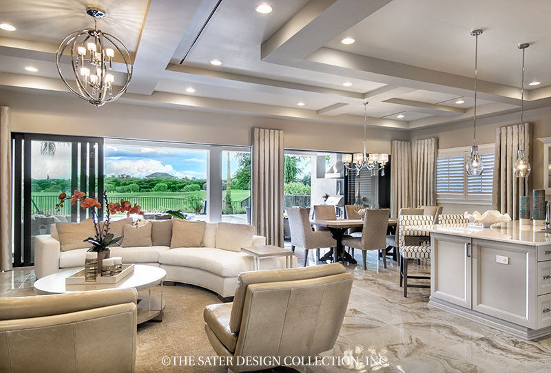 Monterchi Home Plan #6965-Great Room View