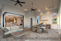 Vittoria Home Plan - Outdoor Kitchen - Plan 6966