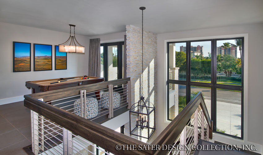 Moderno-Upstairs Game Room-Plan #6967