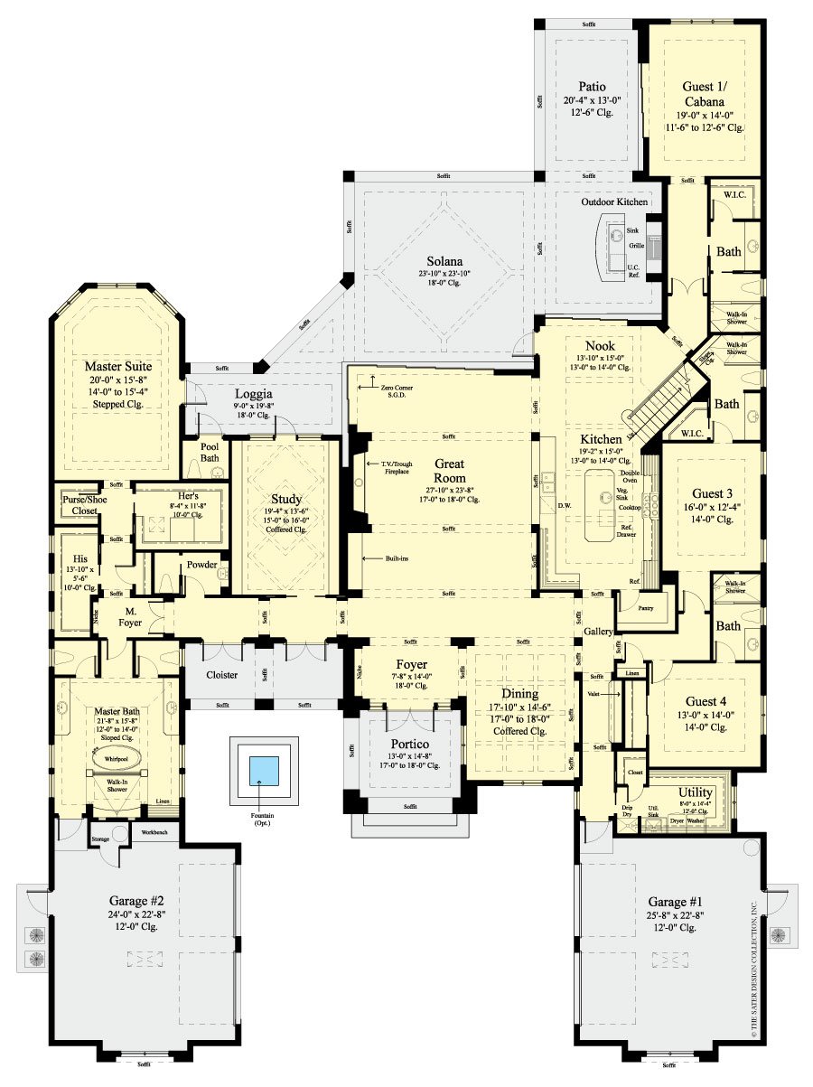 Luxury Modern Mansion Floor Plans | Floor Roma