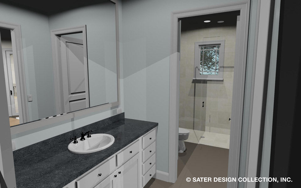 Emery House Plan guest bathroom