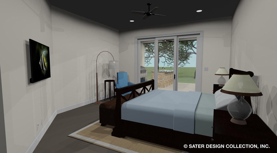 Emery House Plan guest bedroom #2