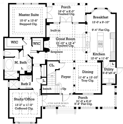 Lanchester-Main Level Floor Plan- #7007