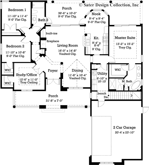 Chantel Home Floor Plan -Plan #7011