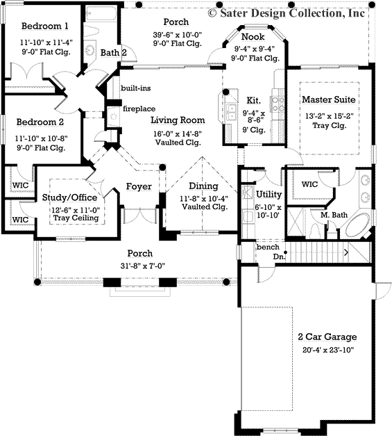 chantel home floor plan -plan #7011