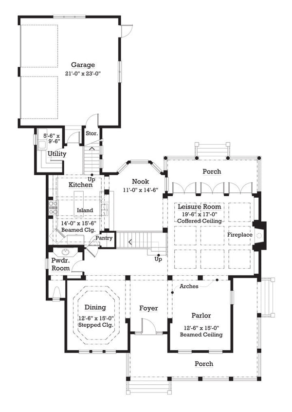 Kenton Farms- Main Level Floor Plan -#7016