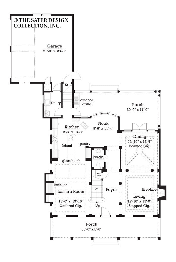 kendall-main level floor plan-7028
