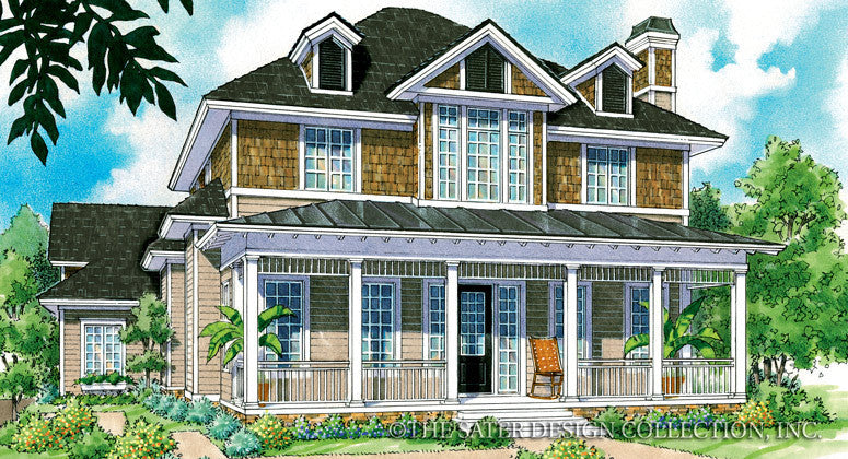 Kendall-Front Elevation-Plan #7028