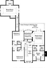 Orlina-Upper Level Floor Plan- #7030