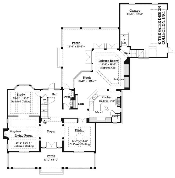 Langford-Main Level Floor Plan-#7037