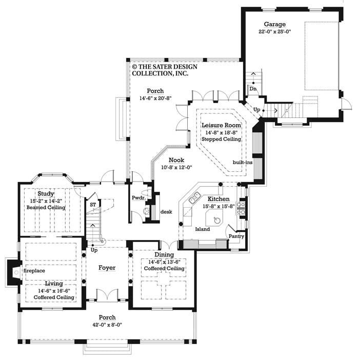 chilton hills-main level floor plan- #7039