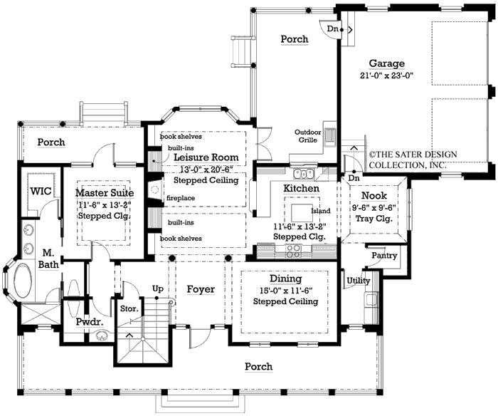 meadowsbrook-main level floor plan-#7042