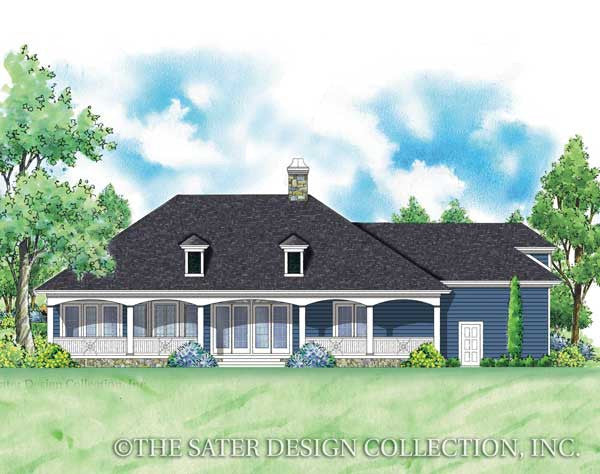 Crescent Somer-Rear Elevation-Plan #7044
