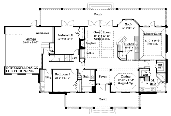 Saville-Main Level Floor Plan-#7045