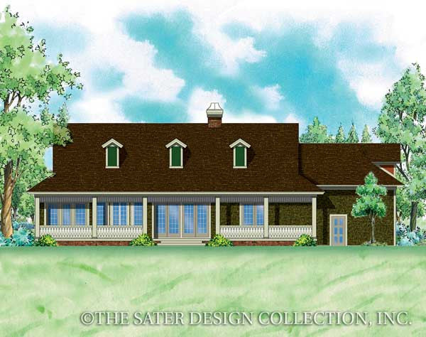Saville-Rear Elevation-Plan #7045