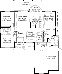 Shelby Home Floor Plan -#7052_M