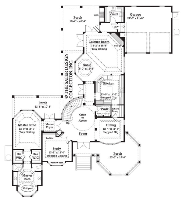 Wheatfield-Main Level Floor Plan-#7055