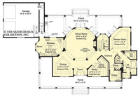 Monroe Home Main Floor Plan - 7060