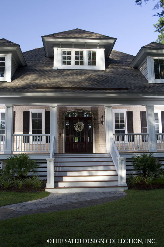 Oak Island Home Plan 7062 front exterior 1