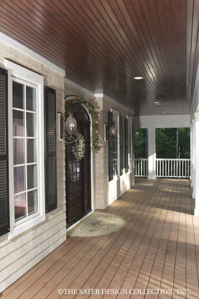 Oak Island Home Plan 7062 front porch