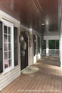 Oak Island Home Plan 7062 front porch