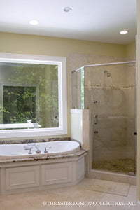Oak Island Home Plan 7062 Master Bath