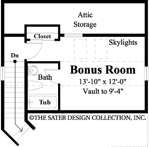 Lexington-Upper Level Floor Plan-Plan #7065