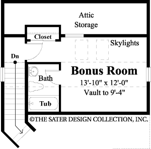 lexington-upper level floor plan-plan #7065