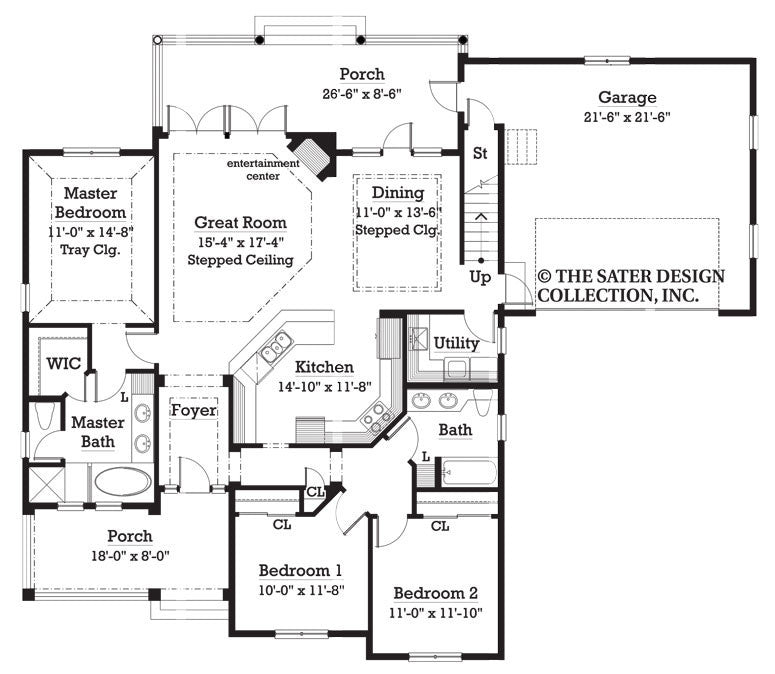 southington-main level floor plan-#7067