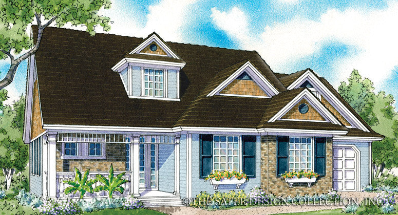Auberry- Front Elevation - Plan #7069