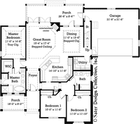 Auberry-Main Level Floor Plan -#7069