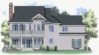 Hawthorne-Rear Elevation-Plan #7072