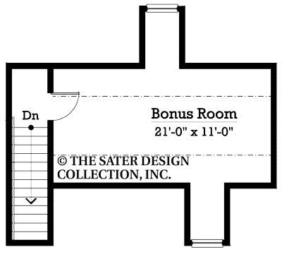 Westbury-Bonus Room Floor Plan-Plan #7073