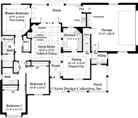Davenport Home - Floor Plan - Plan #7074_M