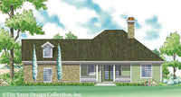 Laurel Lake-Rear Elevation-Plan #7075