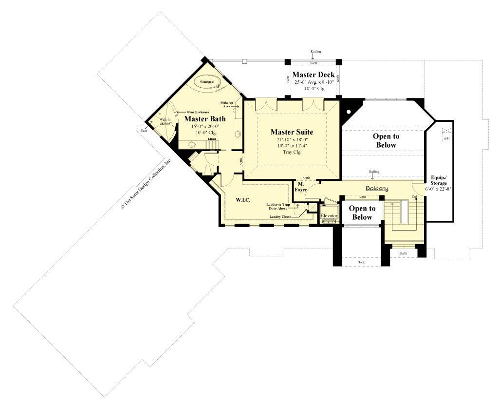 buttercup house plan, second floor plan