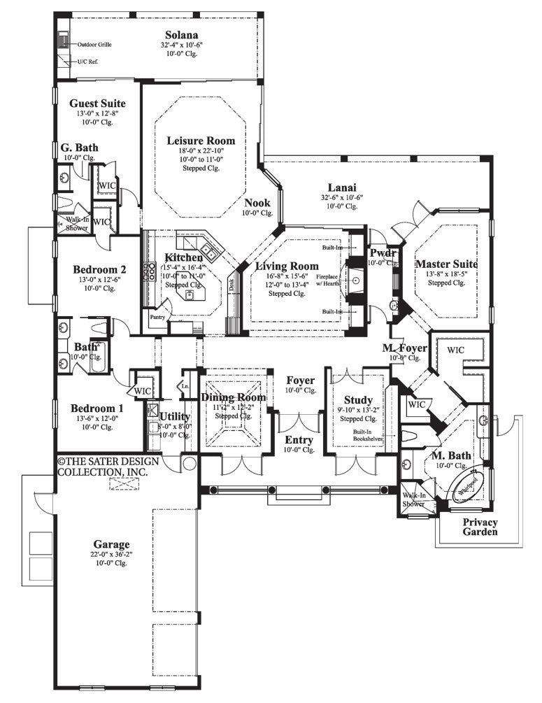 1 Story Home Floor Plans