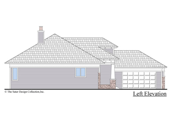 Burroughs House Plan | Prairie Style | Sater Design Collection