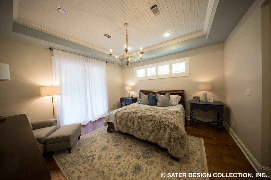 Bayberry Lane House Plan master bedroom