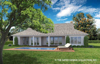 Maple Grove-Farmhouse Rear Elevation-Plan #7087