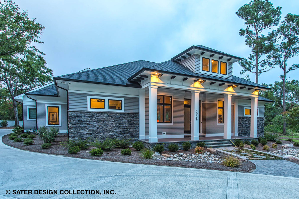 Bluffington House Plan Sater Design