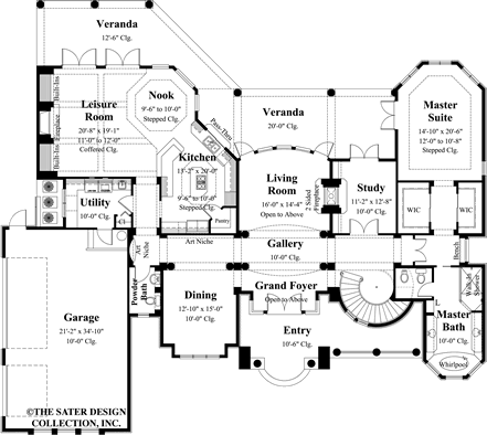 Royal Country Down-First Floor Plan-#8001