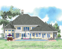 Clarissant-Rear Elevation-Plan #8002