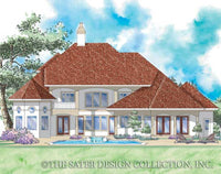Alessandra-Rear Elevation-Plan #8003