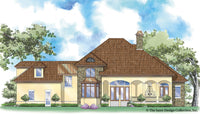 Chadbryne Home Plan - rear elevation view - plan# 8004-RXC