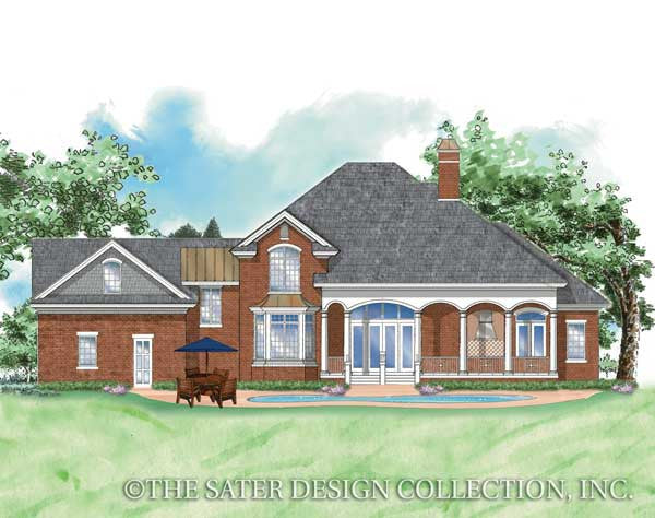 Channing-Rear Elevation-Plan #8005