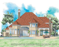 Capucina-Rear Elevation-Plan #8010