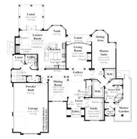 La Riviere-Main Level Floor Plan-#8011
