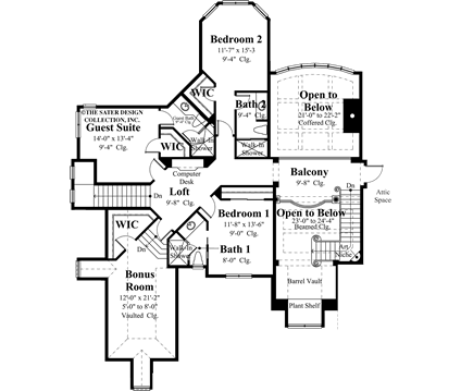 la riviere-upper level floor plan-#8011
