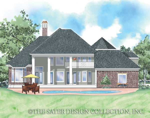 Aubrey-Rear Elevation-Plan #8016 